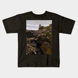 Dunure Castle and Rock Pool Kids T-Shirt